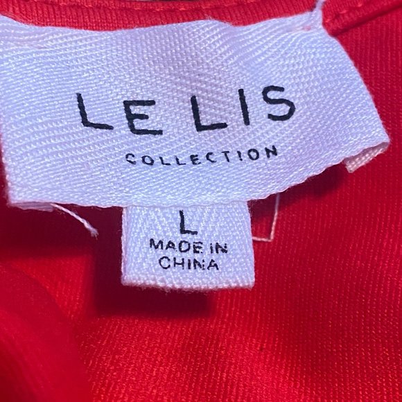 Red Quarter Zip Bodysuit - Picture 4 of 4